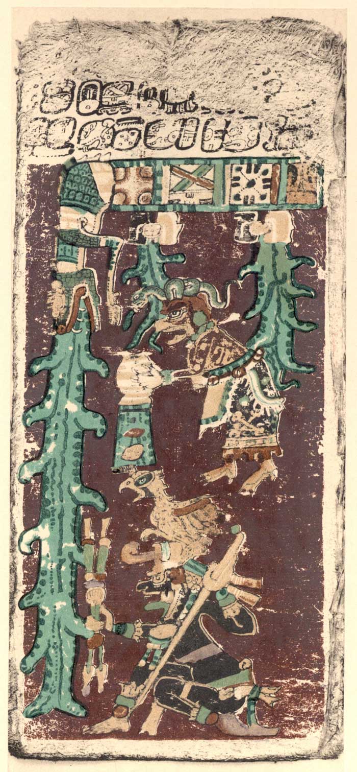 Last Page of Mayan Dresden Codex