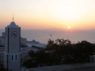 Sunset in Santorini