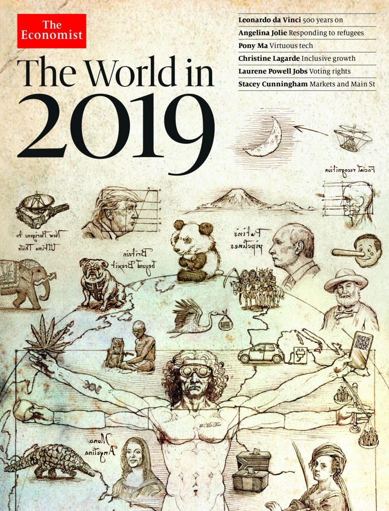 The Economist’s “The World in 2019” Cover has the Four Horsemen and